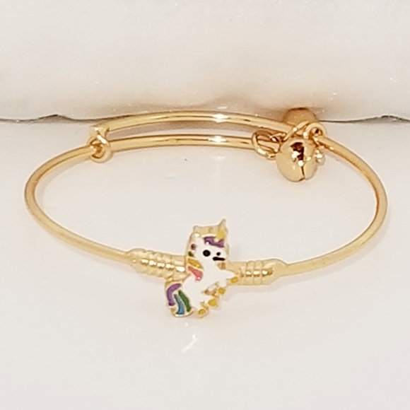 18K Gold Plated Pony Kid's Necklace Set. New - Picture 5 of 6